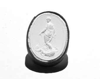 P178 Galatea Intaglio cameo plaster cast copy from a dactyl library