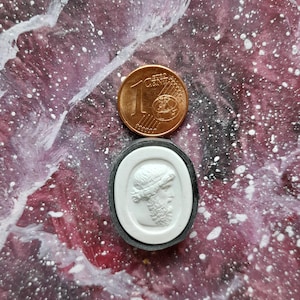 P289 Zeus Kamee Gipsabdruck Intaglio