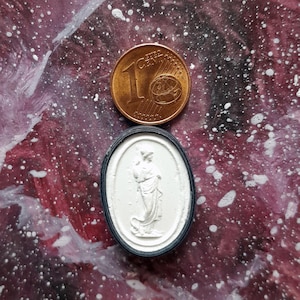 P291 Minerva Kamee Gipsabdruck Intaglio Reproduktion aus der Sammlung signiert Pichler