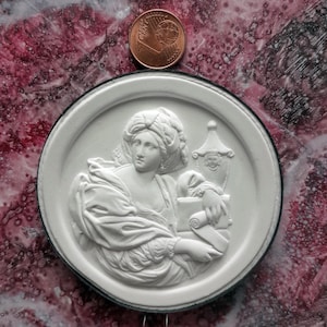 P228 Sybilla Cumano Kamee Gipsabdruck Intaglio Reproduktion aus der Sammlung