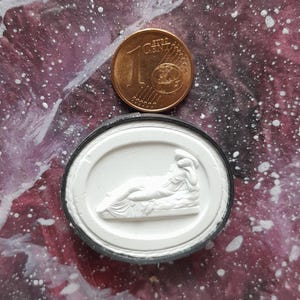 P202 Ariadne   Kamee Gipsabdruck Intaglio Reproduktion einer Daktyliothek von Liberotti