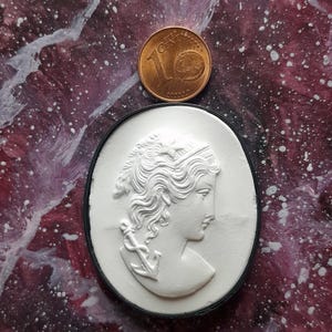 P100 Allegorie der Hoffnung Kamee Gipsabdruck Intaglio