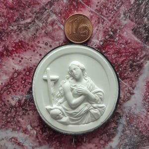 P215 Magdalena nach Guido Reni Kamee Gipsabdruck Intaglio