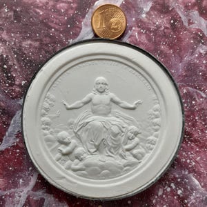 P299, Il Salvatore,  Kamee, Gipsabdruck, Intaglio, Abformung aus der Intagliosammlung von Giovanni Liberotti