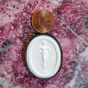 P278 Tänzerin nach Canova Kamee Gipsabdruck Intaglio