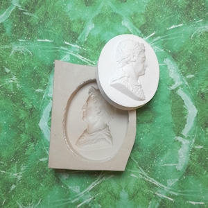 Silicone Mold Intaglio Gemme Cameo Casting Mold DIY Casting Plaster Casting Crafting
