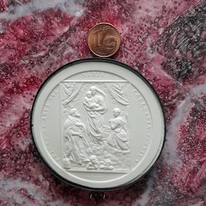 P265 Sixtinische Madonna Kamee Gipsabdruck Intaglio