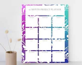 Projectplanner afdrukbaar