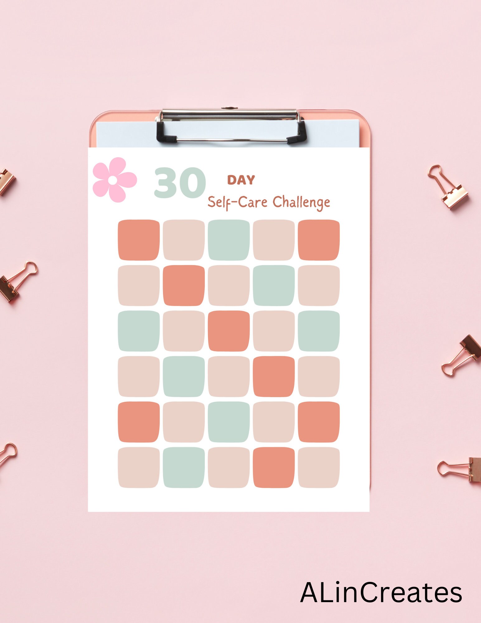 30 Day Self-care Challenge L Self- Care Planner L Self-care Journey - Etsy