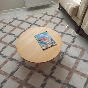 60cm wooden low table,cofee table, farm house table, toddler montessori table, activity table, small low table,montessori furniture
