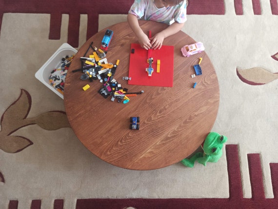 Folding MDF Floor Table, Low Coffee Table, Activity Table