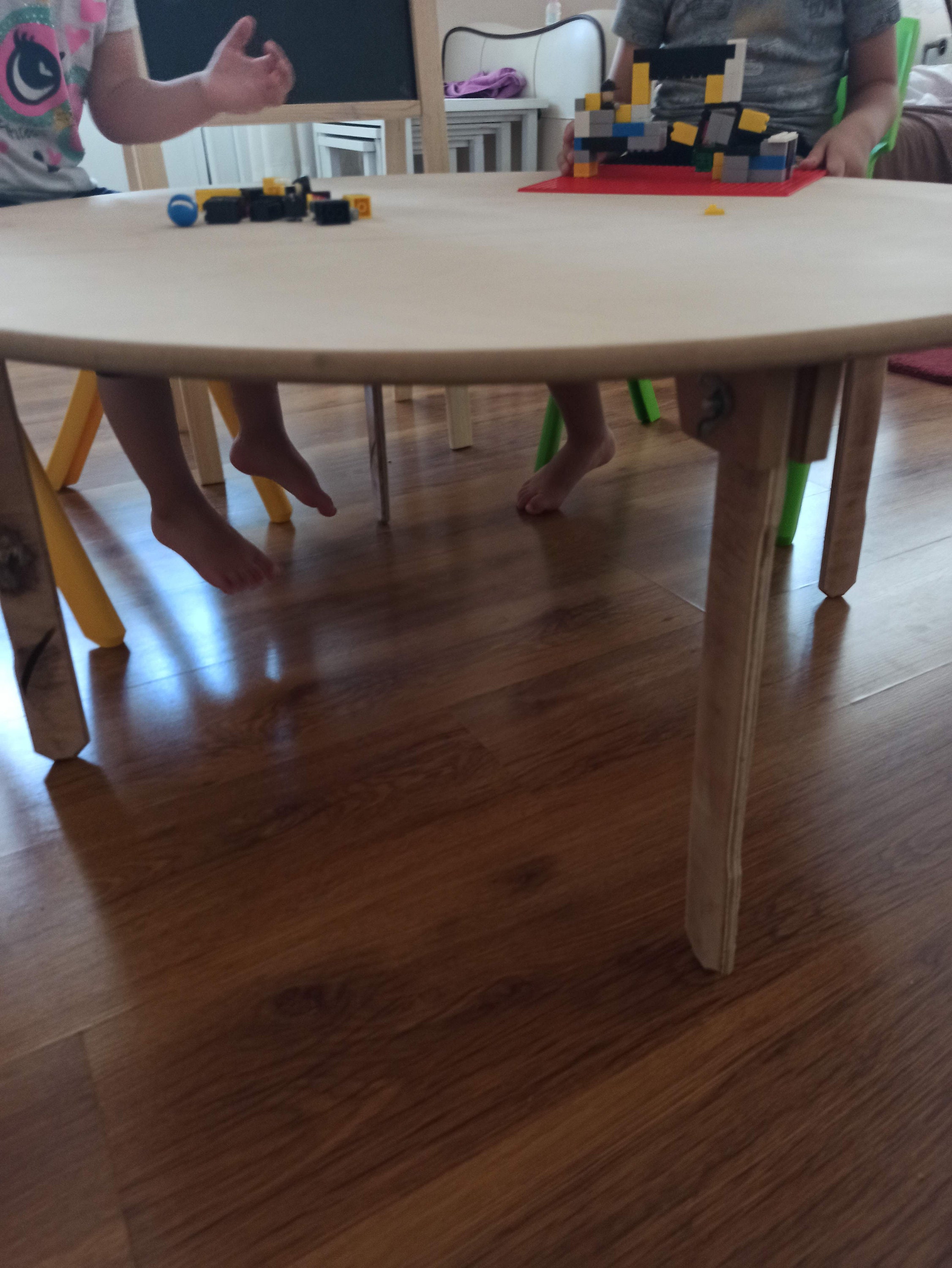 Big Wooden Low Tablekids Furniturekids Table Toddler Table Etsy