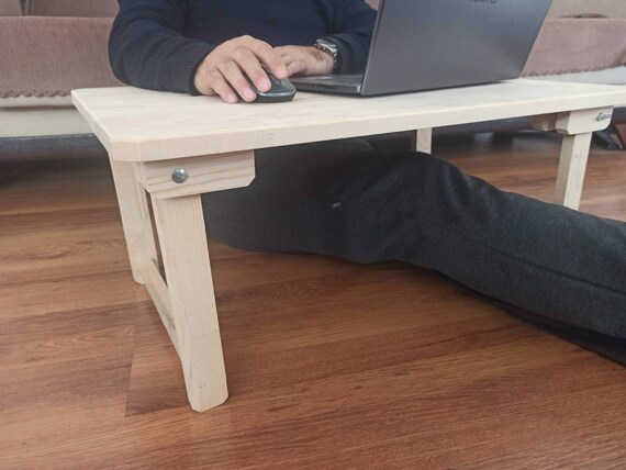 Low Wooden Laptop Desk Breakfast Desk out Door Furniture Kids Activity Table folding Table japan Low Table reading Desk Etsy Ireland