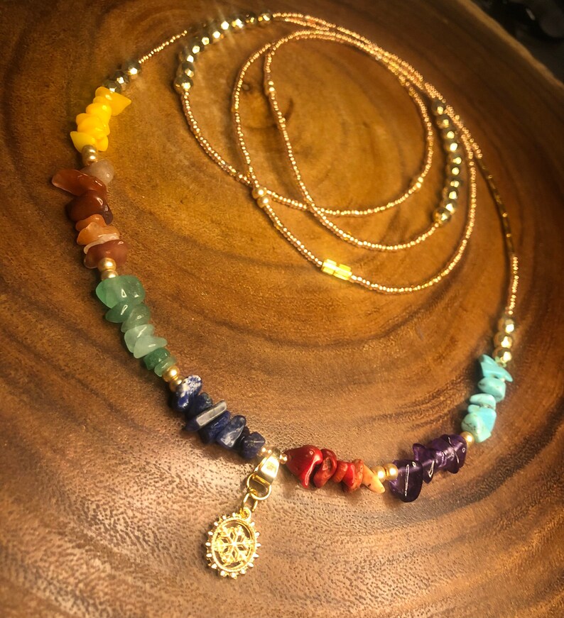 7 chakra waist beads Clearance