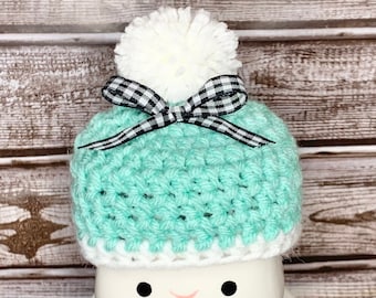 Turquoise Marshmallow mug hat