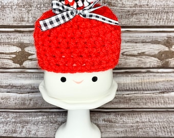 Valentines Day marshmallow mug hat