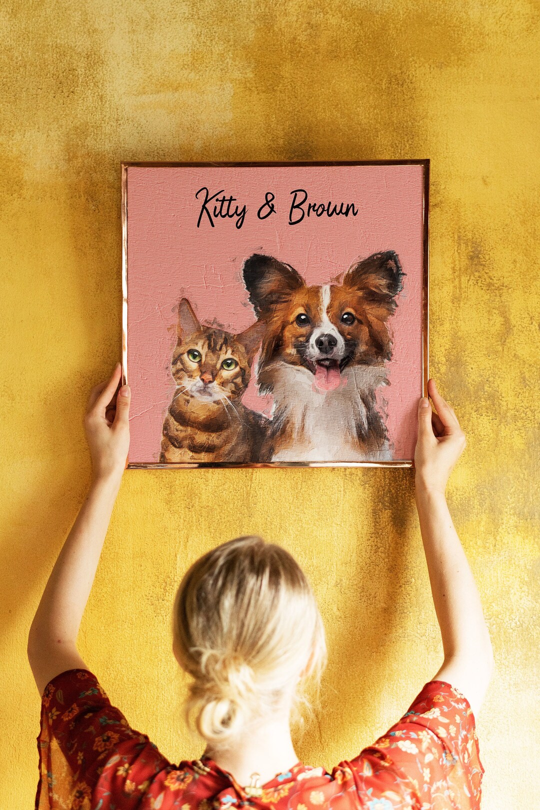 Custom Watercolor Pet Portrait Dog Portraits From Photosdog - Etsy