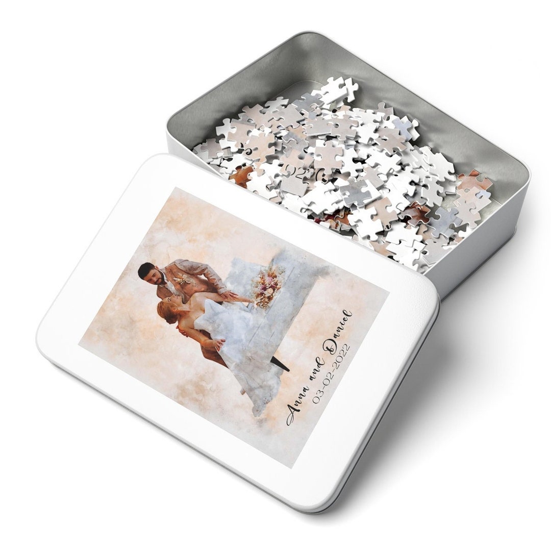 Personalized 1000 Piece Puzzle Custom Puzzle Text Christmas Etsy