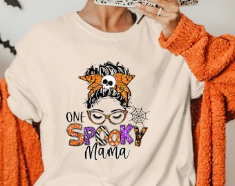 Spooky Mama Shirt, Halloween Shirt, Halloween Funny Shirt, Spooky Shirt, Halloween Party, Scary Halloween Shirts, Halloween Tshirt,October T