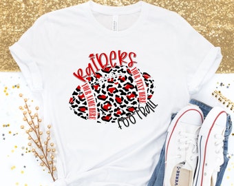 Raiders Leopard Football shirt / Raiders Cheetah Football shirt, Raiders custom name shirt, your text football shirt, Team shirt, Best sell