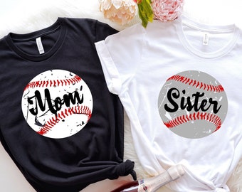 Honkbal Mama Shirt, Honkbal Mom Shirt, Honkbal Shirt voor vrouwen, Sport Mom Shirt, Moeders Dag Cadeau, Familie Honkbal Shirt, Honkbal Lover