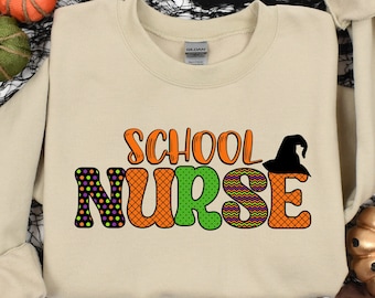 Camisa de enfermeira de Halloween, camisa de enfermeira assustadora, camisa de enfermeira escolar, camisa de vida de enfermeira, camisa de enfermeira, estudante de enfermagem, presente de Halloween para enfermeira