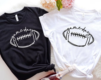 Game Day voetbalshirt, voetbalshirt, vrouwen voetbalshirt, game dag shirt, voetbal seizoen Tee, voetbalteam shirt, beste spel shirt,