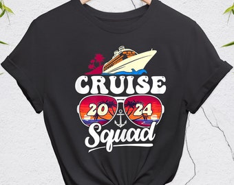 Cruise Squad Shirt, Family Tee, Cruise Squad, Family Matching Vacation Shirts, 2024 Cruise Squad, Cruise 2024 Shirts, Matching Family Outfit
