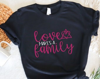 Love Makes a Family Shirt, Adoption Day, Family Day, Adoption, Adoption Shirt, Foster, Foster Care,Personalized Love Makes a Family shirt