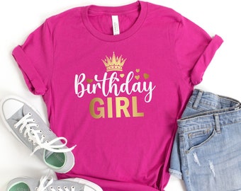 The Birthday Girl Shirt, Birthday Party Girl Shirt, Birthday Squad Shirt, Youth Birthday Girl Shirt, Birthday Shirt, Birthday Girl Shirts