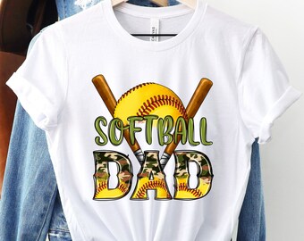 Softball Dad Shirts, Softball Dad T Shirt, Softball Shirts for Dad, Family Softball Shirts, Game Day Shirts, Father's Day Gift, Gift for Dad