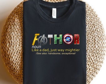 Fathor, Thor, Avengers Shirt, Father's Day Gift, Avengers Men's Shirt, Fathor Definition Shirt, Marvelous Dad Shirt, Superhero Dad Shirt