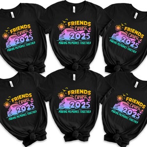 Memories Shirts machen, Freunde Cruise Shirts, Freunde Cruise 2025 Shirt, Familie Passendes Shirt, Freunde Urlaub T-Shirt, Urlaub Urlaub T-Shirt