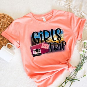 Girls Trip shirt, vacation shirt,  Gift for women, Girls travel shirt, Hello summer shirt, Vacation tee, Travel shirt, Road trip shirt