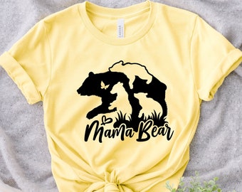 Mama Bear Shirt, Mom Shirts, Mom life Shirt, Shirts for Moms, Mothers Day Gift, Mama Tee, Mama Bear T-shirt, Mama Bear Tee, Mothers day Tee