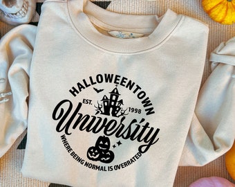 Bluza Halloweentown Est 1998, Uniwersytet Halloweentown, Bluza Retro Halloweentown, Bluza jesienna, Bluza Halloween