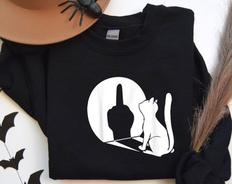 Black Cat Shirt, Halloween Cats Shirt, Spooky Season Shirt, Cat Skeleton Shirt, Halloween Shirt, Spooky Season Shirt, Halloween Gift