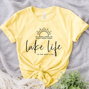 Lake Life Shirt, Lake Shirt, On The Lake,Gift for Travel Lover, Gift for Adventurer, Vacation Shirts, Gift for Her, Camper Shirt, Lake Vibes