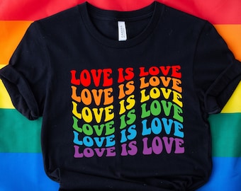 Koszulka Love is Love, damska koszulka Love is Love, koszulka Pride, męska koszulka Love is Love, koszulki Kindness, koszulki LGBTQ Support, koszulka Gay Pride