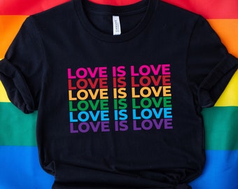 Koszulka Love is Love, damska koszulka Love is Love, koszulka Pride, męska koszulka Love is Love, koszulki Kindness, koszulki LGBTQ Support, koszulka Gay Pride