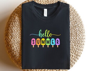 Hello Summer Shirt, Popsicle Shirt, Vacation Shirt, Beach Vacation, Summer Vacation, Vacation Tee, Vacay Mode, Summertime Shirt, vacay tee
