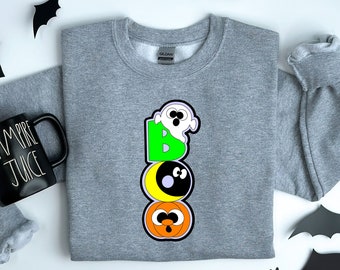 Halloween Boo Vintage Sweatshirt, Halloween Boo Sweatshirt, Funny Halloween Sweatshirt, Halloween Matching Sweatshirt, Halloween Sweatshirt