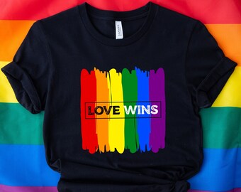 Love Wins Shirt, LGBTQ+ Shirt, Love is Love Shirt,pride rainbow shirt, LGBT Shirt, Pride Shirt,Western Pride Shirt, Equality Shirt, Pride Te