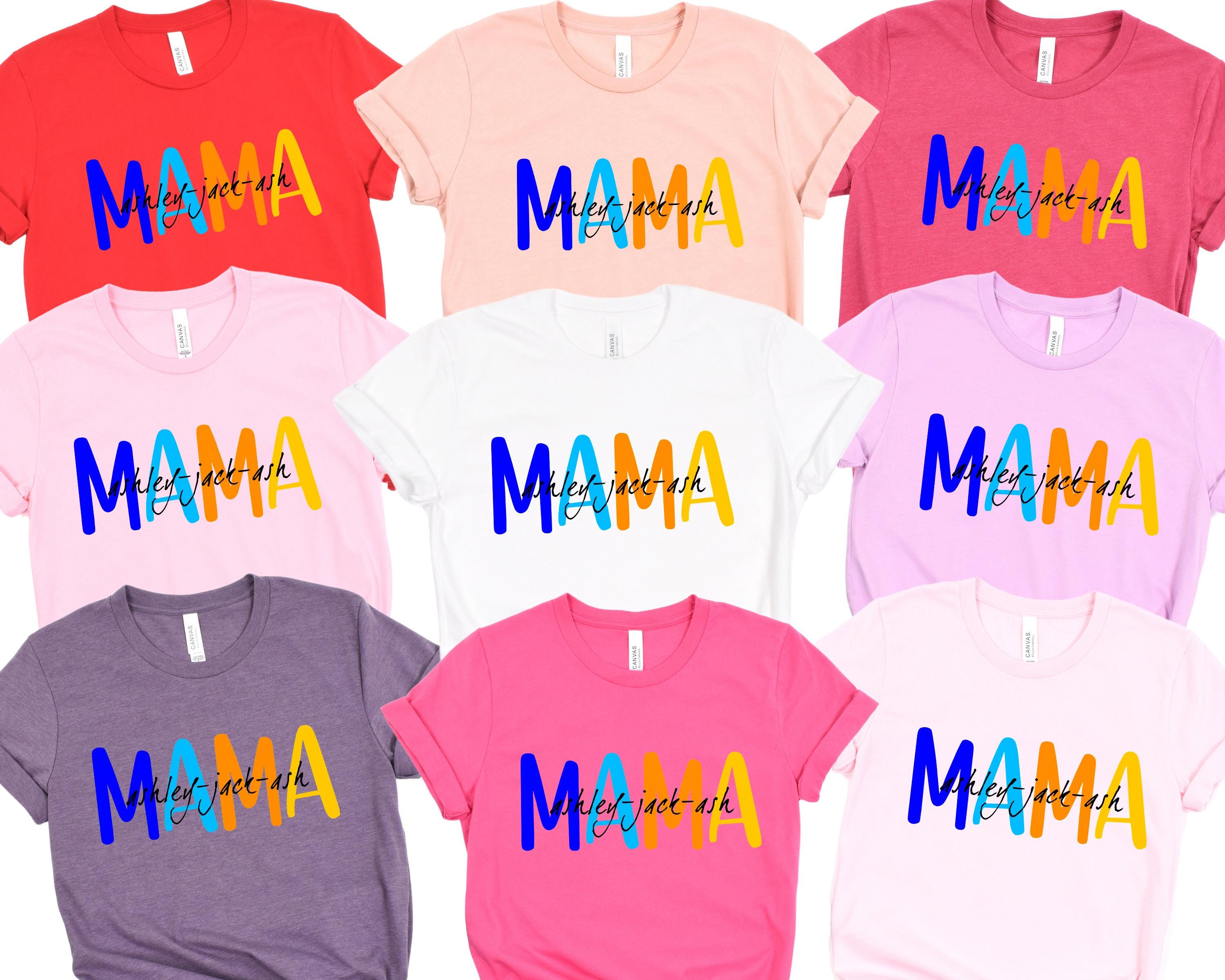 Maglietta Festa Della Mamma Maglietta Personalizzata Per La Festa Della Mamma, Con Nome Dei Bambini, Bianca, Cotone, Taglia Neonato T-shirt Cotone Bianco Bambino
