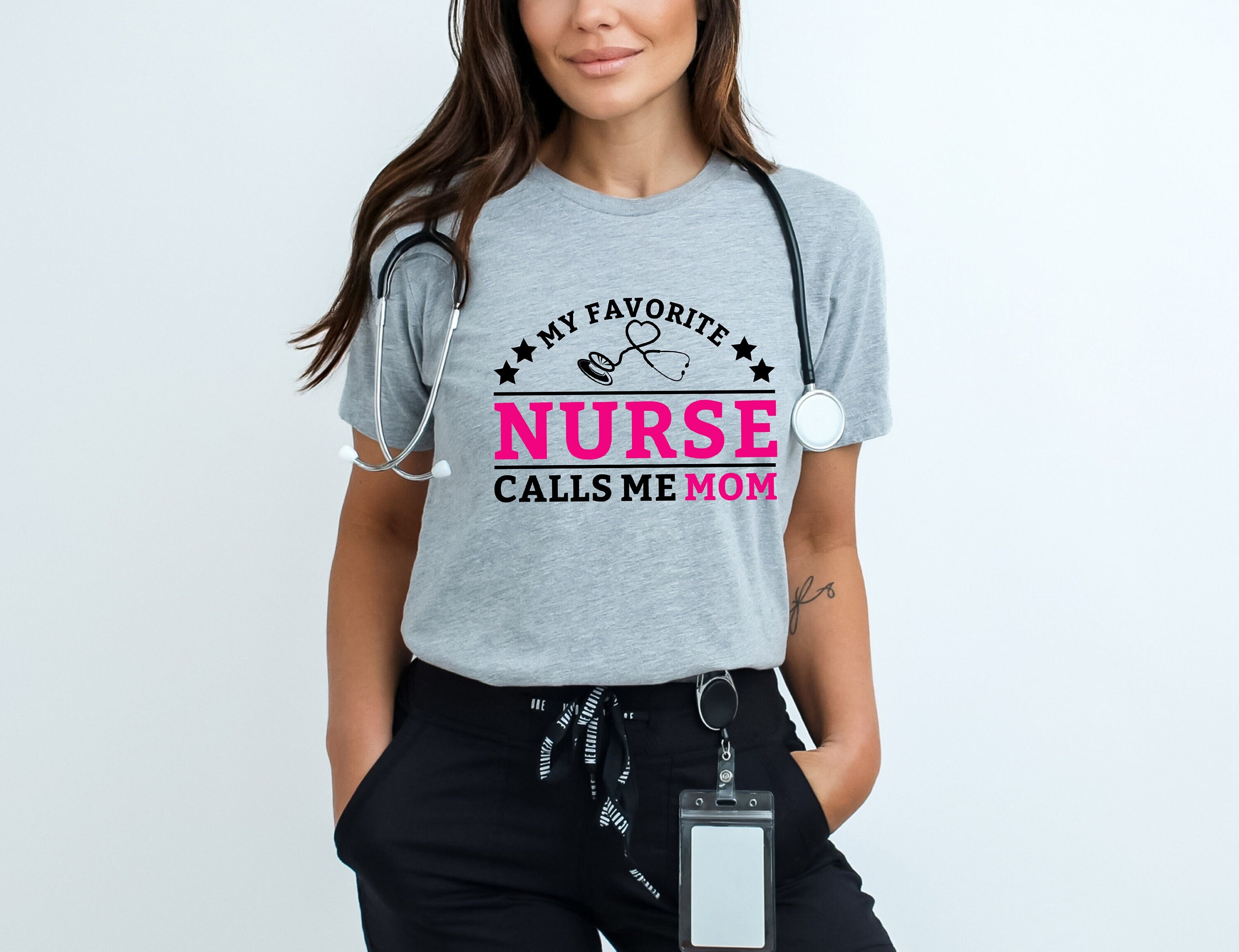 My favorite nurse calls me mom shirt deals