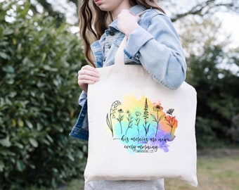 Torba Tote Flowers, Wildflower Cute Tote Bag, Botaniczna Torba Tote Floral, Estetyczna Torba Damska, Kwiatowa Torba Tote, Torba Miłośnika Kwiatów, Flower Lady