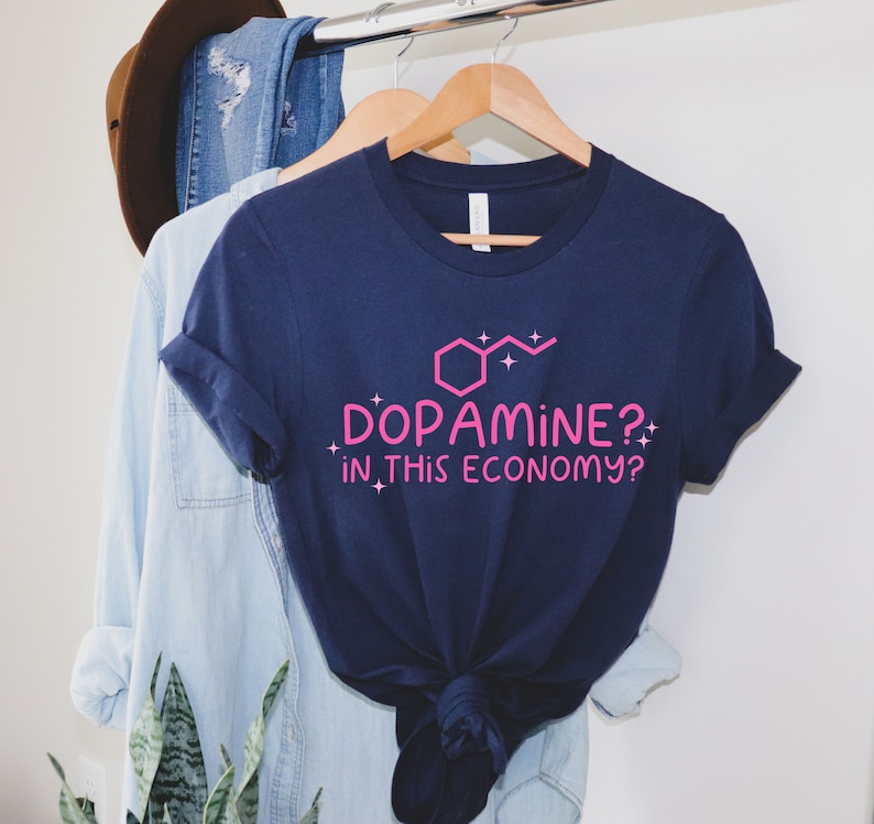 Dopamine Shirt, ADHD Shirt, Neurodiversity Tee, Neurodiverse Shirt, ADHD Awareness, Fatigue Shirt, Depression Shirt, Schizophrenia shirt image 4