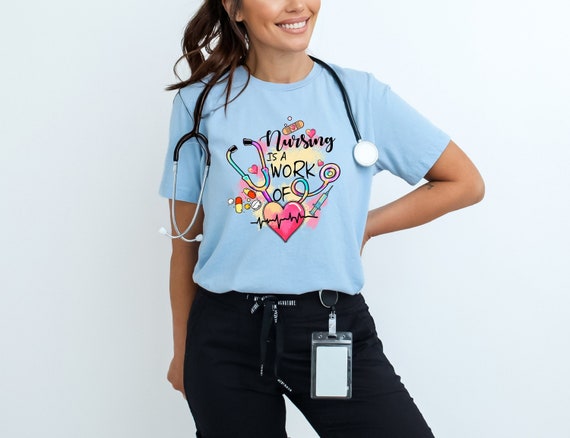 Long-Term Care Nurse Gift Nursing Work Heart Cute Rn T Shirt Long-Term Care Nurse Gift Nursing Work Heart Cute Rn T Shirt
