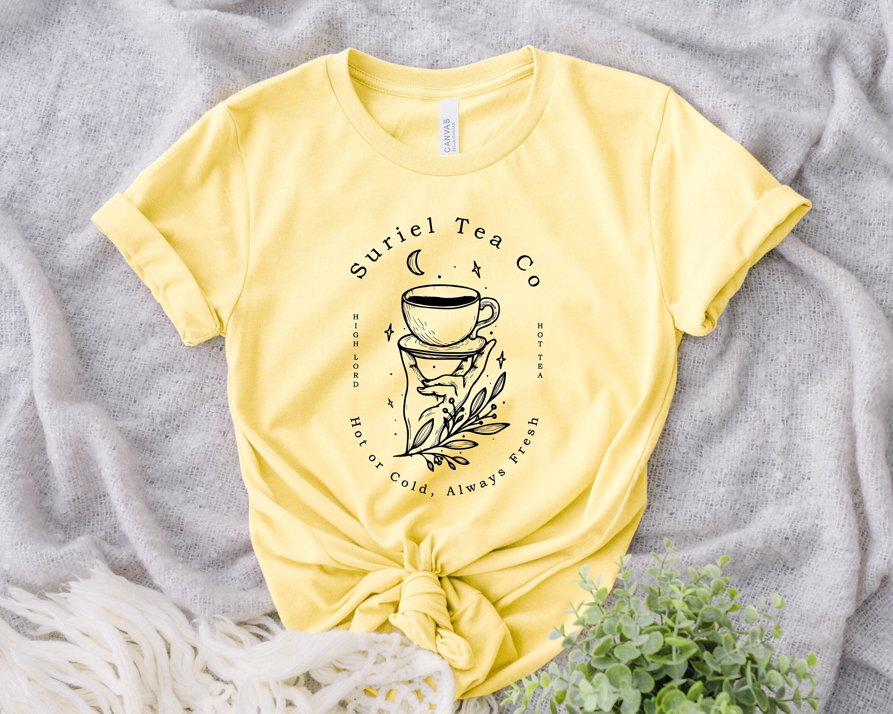 Suriel Tea Co Tshirt,Acotar Sweater,Bookish Sweat,Sarah J Maas Shirt,A Court Of Thorns And Roses Sweater,Suriel Tea Tshirt,Acotar Sweatshirt
