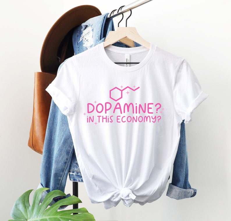 Dopamine Shirt, ADHD Shirt, Neurodiversity Tee, Neurodiverse Shirt, ADHD Awareness, Fatigue Shirt, Depression Shirt, Schizophrenia shirt image 2